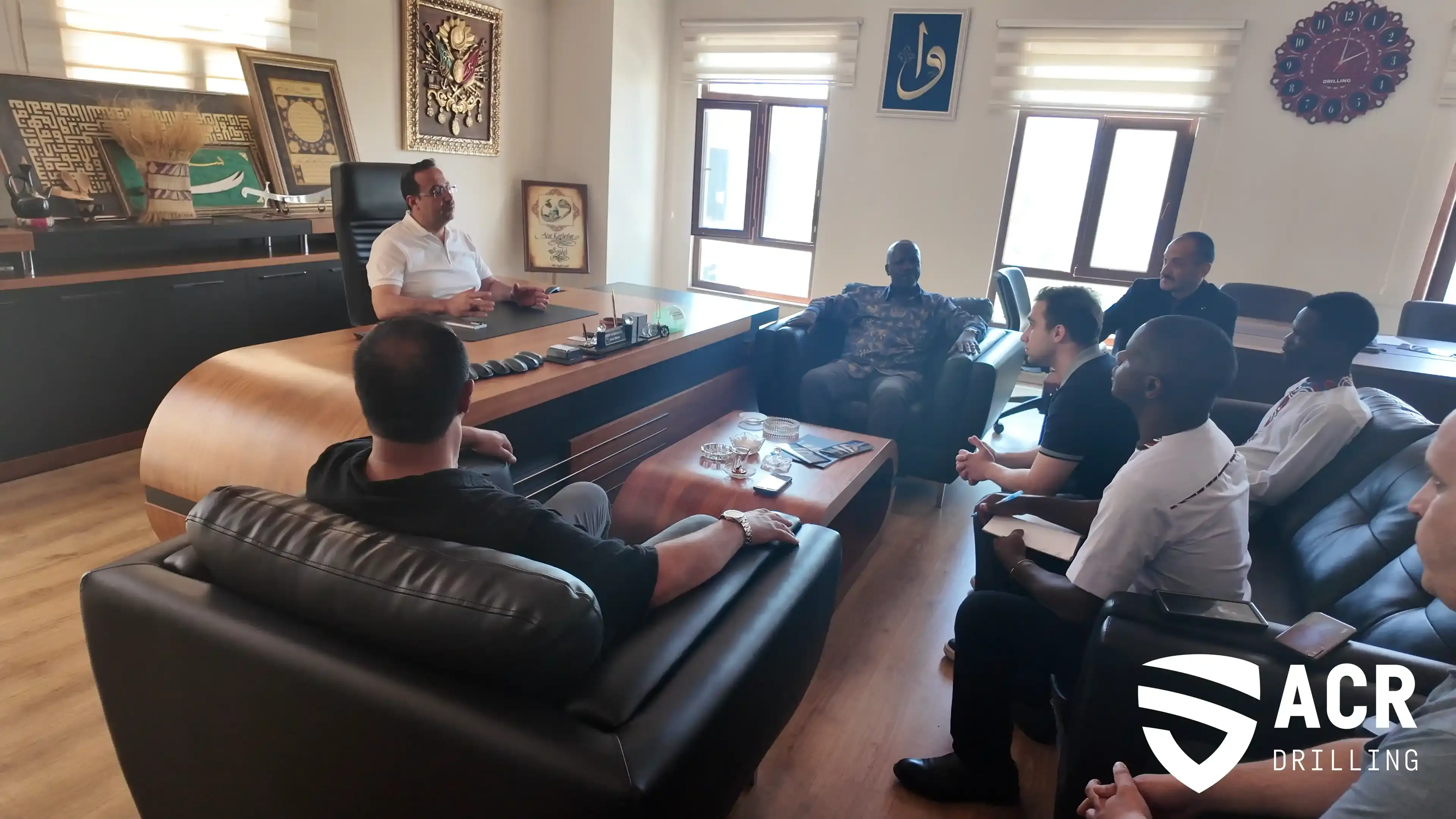 ACR Drilling Recebeu o Embaixador do Quênia em Suas Instalações de Produção em Konya